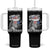 4th of July Ben Drankin Tumbler With Handle Funny Benjamin Franklin USA Flag TS10 One Size: 40 oz Black Print Your Wear