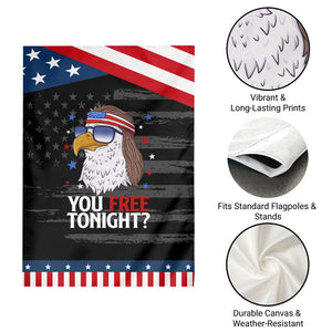 Funny 4th of July Garden Flag Patriotic Bald Eagle You Free Tonight TS10 Print Your Wear