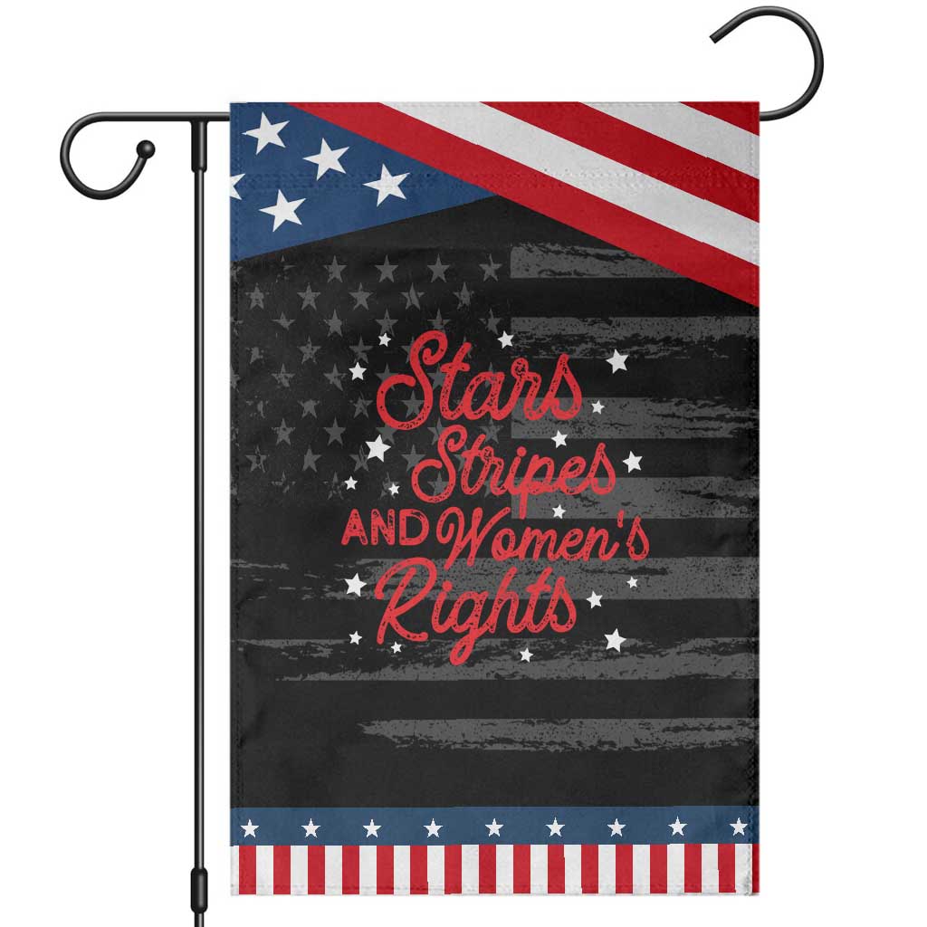 Stars Stripes And Equal Rights Garden Flag 4th Of July Patriotic TS10 Distressed Black Blue Print Your Wear