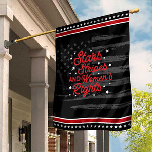 Stars Stripes And Equal Rights Garden Flag 4th Of July Patriotic TS10 Distressed Black Red Print Your Wear