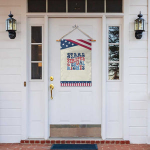 Stars Stripes And Equal Rights Garden Flag Groovy Retro 4th Of July TS10 Print Your Wear