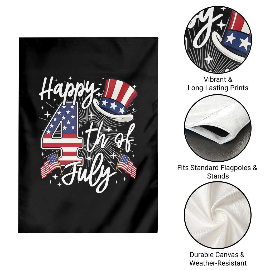 Happy 4th Of July Garden Flag Patriotic American Flag USA TS10 Print Your Wear