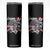 Happy 4th Of July Skinny Tumbler Patriotic American Flag USA TS10 Black Print Your Wear