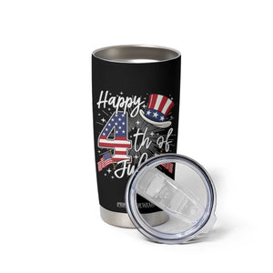 Happy 4th Of July Tumbler Cup Patriotic American Flag USA TS10 Print Your Wear