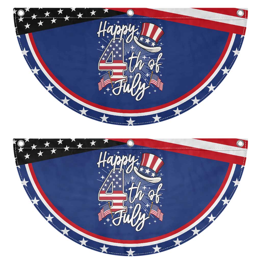 Happy 4th Of July Patriotic Fan Flag American Flag USA
