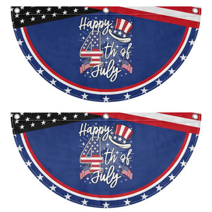 Happy 4th Of July Patriotic Fan Flag American Flag USA