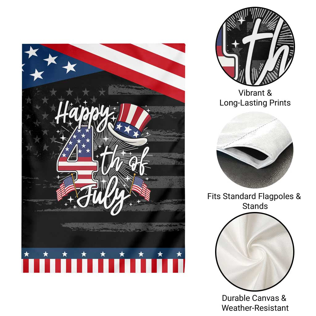 Happy 4th Of July Garden Flag Patriotic American Flag USA TS10 Print Your Wear