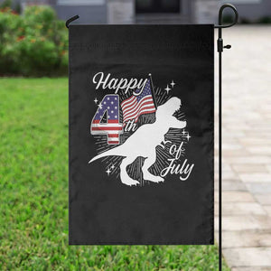 Dinosaur Happy 4th of July Garden Flag Patriotic American Flag USA TS10 Print Your Wear