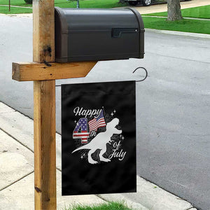 Dinosaur Happy 4th of July Garden Flag Patriotic American Flag USA TS10 Print Your Wear