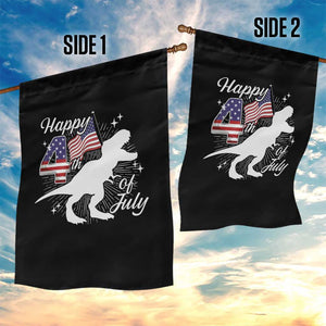 Dinosaur Happy 4th of July Garden Flag Patriotic American Flag USA TS10 Print Your Wear