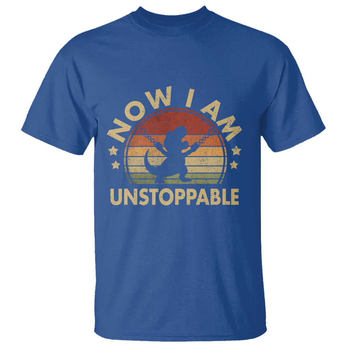 Retro Now I Am Unstoppable T Shirt Funny Dinosaur Dino Gifts Vintage