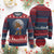 Patriotic Bigfoot 4th of July Knit Sweatshirt American Flag Merica Fireworks Sasquatch Moon TS10 Burgundy Print Your Wear