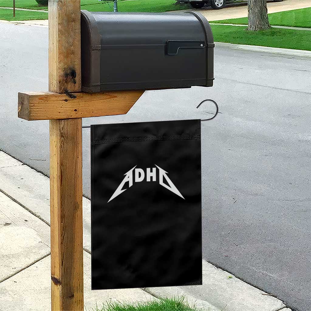 ADHD Garden Flag Funny Heavy Metal Rock Music Design Meme TS10 Print Your Wear