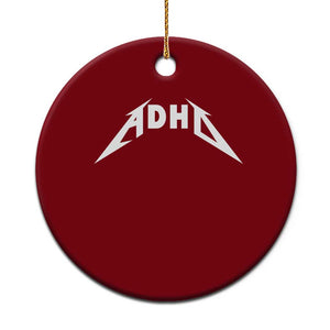 ADHD Ceramic Ornament Funny Heavy Metal Rock Music Design Meme TS10 1pc Red Print Your Wear