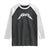 ADHD Raglan Shirt Funny Heavy Metal Rock Music Design Meme TS10 Black White Print Your Wear