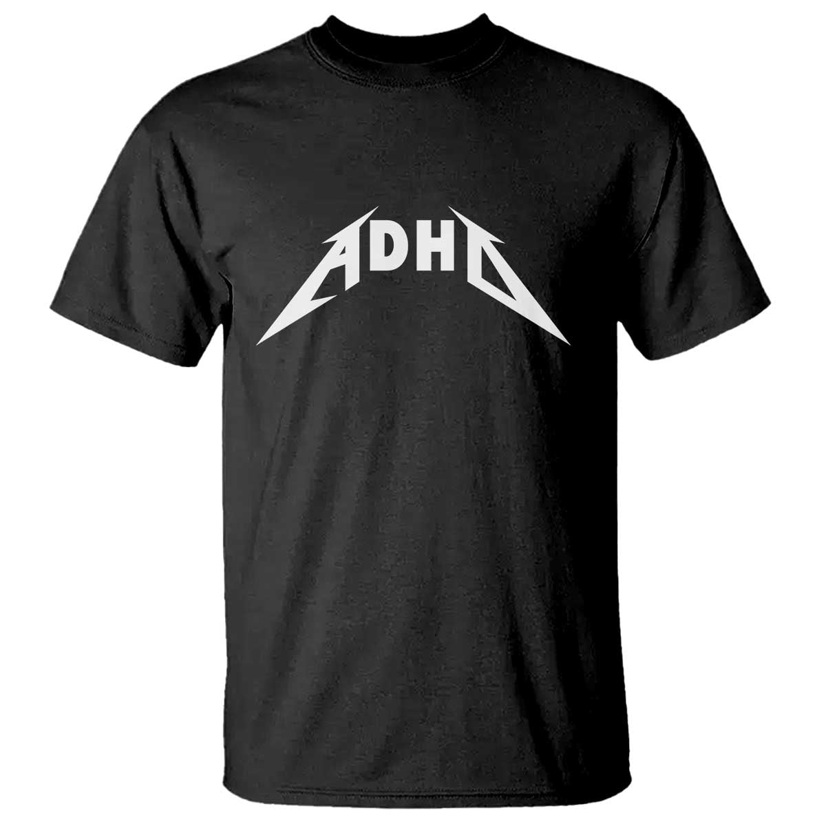 ADHD T Shirt Funny Heavy Metal Rock Music Design Meme TS10 Black Print Your Wear