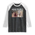 ADHD Cat Meme Raglan Shirt Funny Panic Cat Mental Health Awareness - Print Your Wear