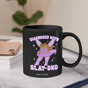 ADHD Meme Coffee Mug Funny Slay DHD Frog Neurodivergent TS10 Print Your Wear