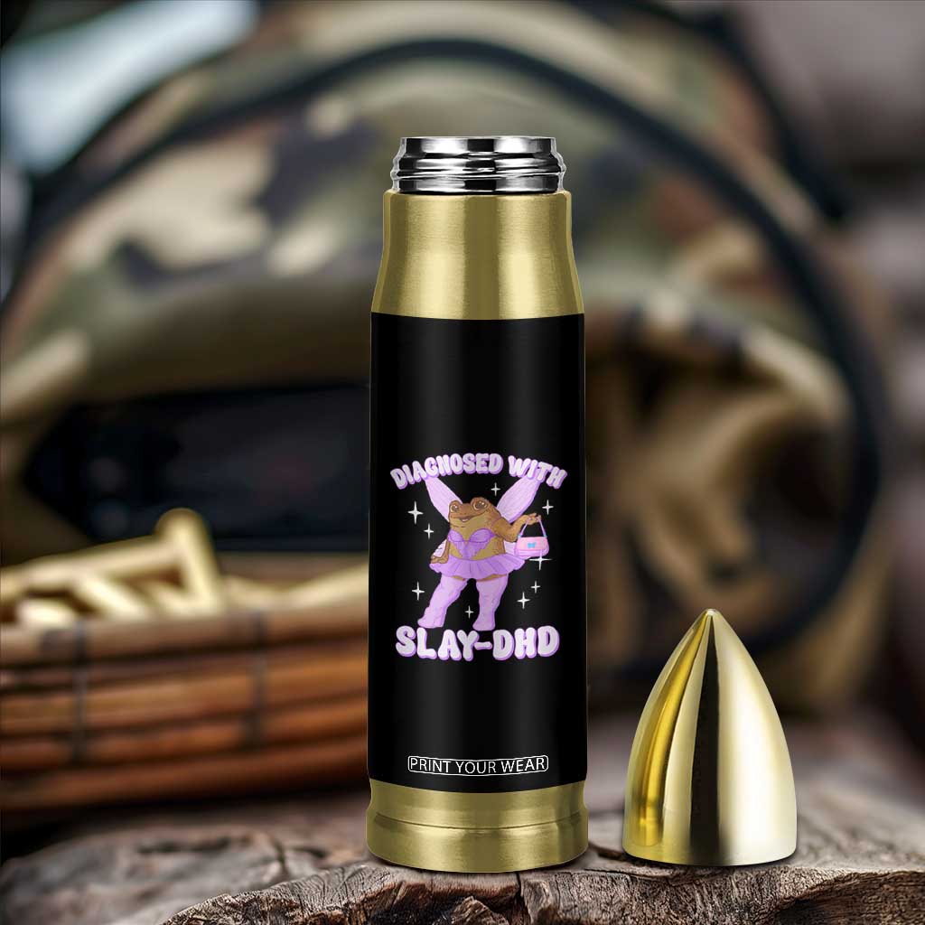 ADHD Meme Bullet Tumbler Funny Slay DHD Frog Neurodivergent TS10 Print Your Wear