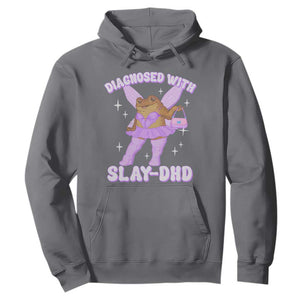 ADHD Meme Hoodie Funny Slay DHD Frog Neurodivergent TS10 Charcoal Print Your Wear
