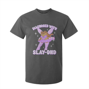 ADHD Meme T Shirt For Kid Funny Slay DHD Frog Neurodivergent TS10 Dark Heather Print Your Wear