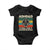 ADHD&D Roll for Concentration Baby Onesie Retro 90s ADHD Roll For Concentration Funny Gamer TS10 Black Print Your Wear