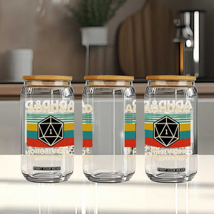 ADHD&D Roll for Concentration Glass Can Retro 90s ADHD Roll For Concentration Funny Gamer TS10 Print Your Wear