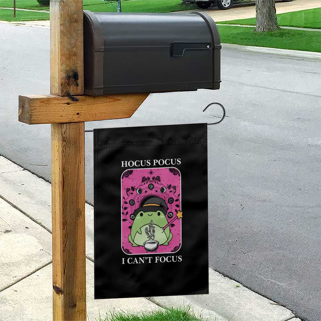 ADHD Meme Garden Flag Neurodivergent Wizard Frog I Cant Focus TS10 Print Your Wear