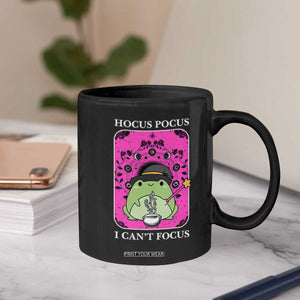 ADHD Meme Coffee Mug Neurodivergent Wizard Frog I Cant Focus TS10 Print Your Wear