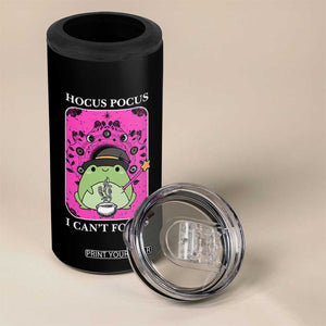 ADHD Meme 4 in 1 Can Cooler Tumbler Neurodivergent Wizard Frog I Cant Focus TS10 Print Your Wear