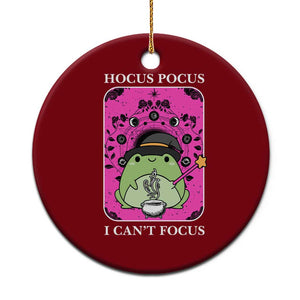 ADHD Meme Ceramic Ornament Neurodivergent Wizard Frog I Cant Focus TS10 1pc Red Print Your Wear