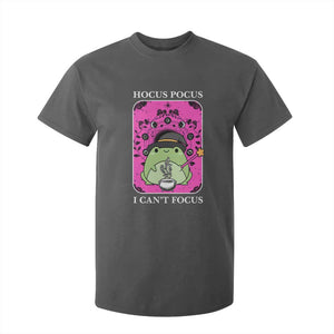 ADHD Meme T Shirt For Kid Neurodivergent Wizard Frog I Cant Focus TS10 Dark Heather Print Your Wear