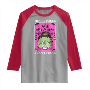 ADHD Meme Raglan Shirt Neurodivergent Wizard Frog I Cant Focus TS10 Sport Gray Red Print Your Wear