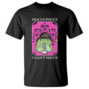 ADHD Meme T Shirt Neurodivergent Wizard Frog I Cant Focus TS10 Black Print Your Wear