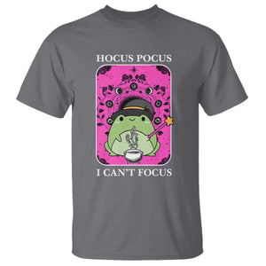 ADHD Meme T Shirt Neurodivergent Wizard Frog I Cant Focus TS10 Charcoal Print Your Wear