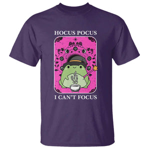 ADHD Meme T Shirt Neurodivergent Wizard Frog I Cant Focus TS10 Purple Print Your Wear