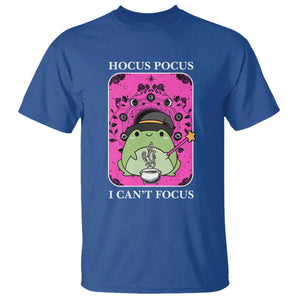 ADHD Meme T Shirt Neurodivergent Wizard Frog I Cant Focus TS10 Royal Blue Print Your Wear