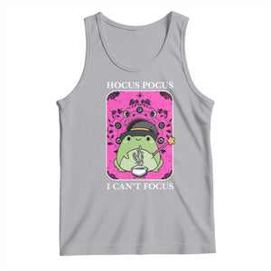 ADHD Meme Tank Top Neurodivergent Wizard Frog I Cant Focus TS10 Athletic Heather Print Your Wear