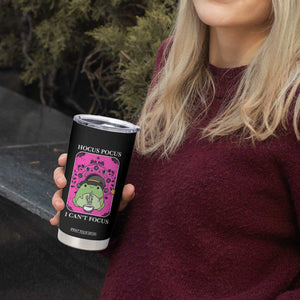 ADHD Meme Tumbler Cup Neurodivergent Wizard Frog I Cant Focus TS10 Print Your Wear