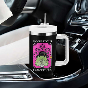 ADHD Meme Tumbler With Handle Neurodivergent Wizard Frog I Cant Focus TS10 Print Your Wear