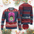 ADHD Meme Knit Sweatshirt Neurodivergent Wizard Frog I Cant Focus TS10 Burgundy Print Your Wear