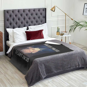 ADHD Cat Meme Throw Blanket Neurodivergent Wizard Cat I Cant Focus TS10 Print Your Wear