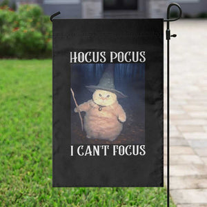 ADHD Cat Meme Garden Flag Neurodivergent Wizard Cat I Cant Focus TS10 Print Your Wear