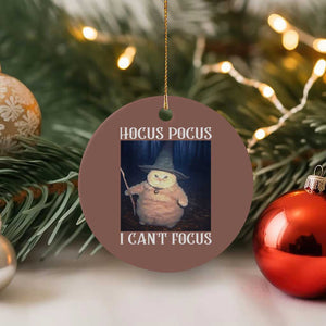 ADHD Cat Meme Ceramic Ornament Neurodivergent Wizard Cat I Cant Focus TS10 1pc Mocha Print Your Wear
