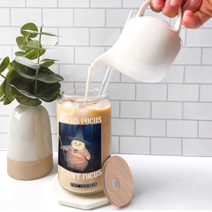 ADHD Cat Meme Glass Can Neurodivergent Wizard Cat I Cant Focus TS10 Print Your Wear