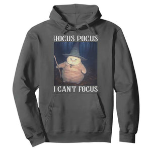 ADHD Cat Meme Hoodie Neurodivergent Wizard Cat I Cant Focus TS10 Dark Heather Print Your Wear