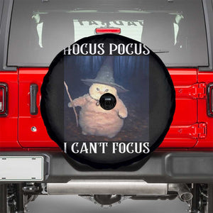 ADHD Cat Meme Spare Tire Cover Neurodivergent Wizard Cat I Cant Focus TS10 Black Print Your Wear