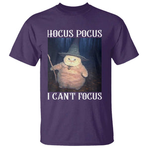 ADHD Cat Meme T Shirt Neurodivergent Wizard Cat I Cant Focus TS10 Purple Print Your Wear