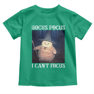 ADHD Cat Meme Toddler T Shirt Neurodivergent Wizard Cat I Cant Focus TS10 Irish Green Print Your Wear