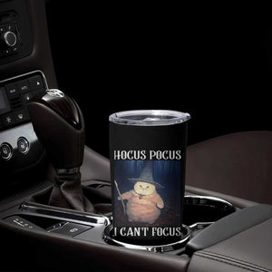 ADHD Cat Meme Tumbler Cup Neurodivergent Wizard Cat I Cant Focus TS10 Print Your Wear